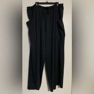 Halara Black Wide Leg Side Pocket Pants NWT